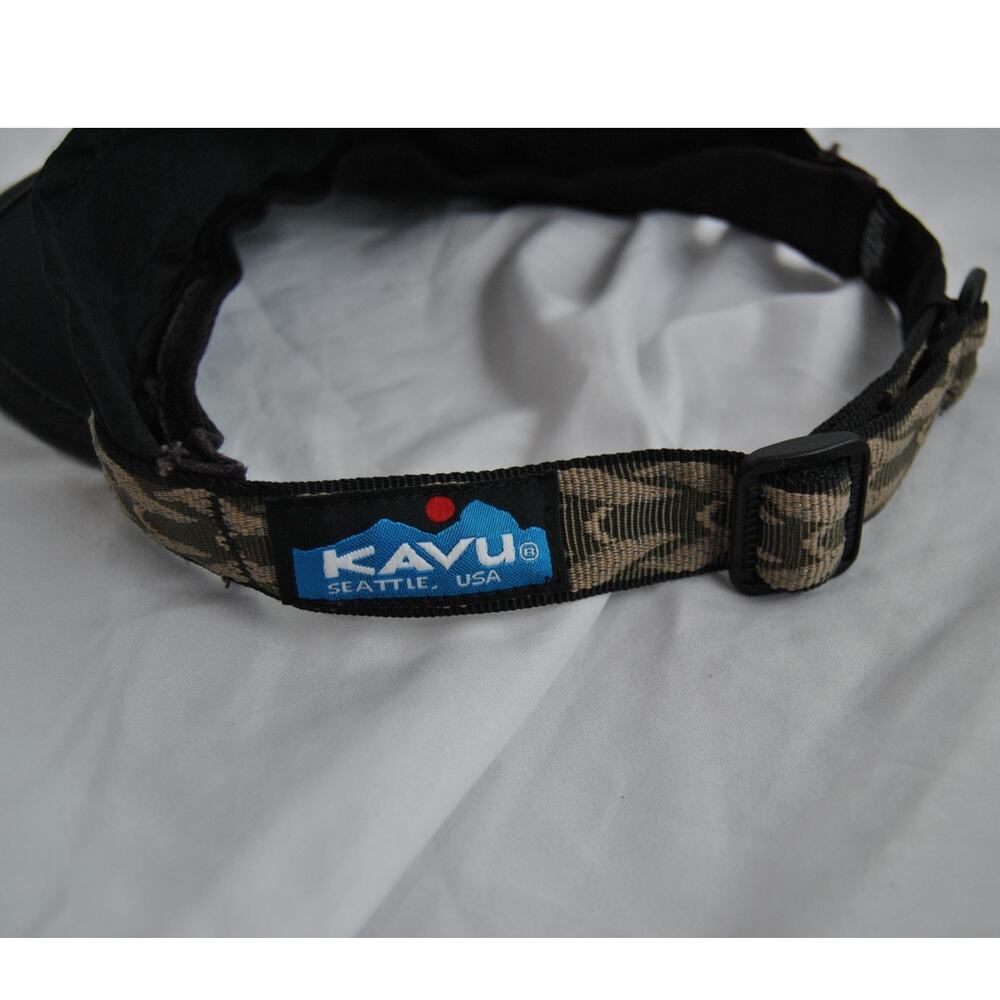 Kauv Women's Black & Brown Adjustable Visor OSFM - Picture 4 of 9